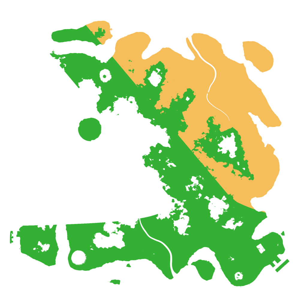 Biome Rust Map: Procedural Map, Size: 3750, Seed: 1517374724