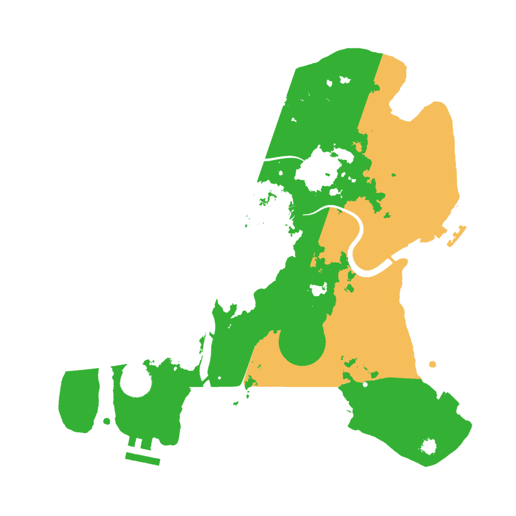 Biome Rust Map: Procedural Map, Size: 3000, Seed: 6089341