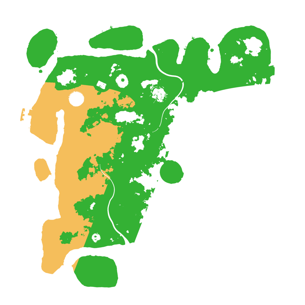 Biome Rust Map: Procedural Map, Size: 3600, Seed: 1230
