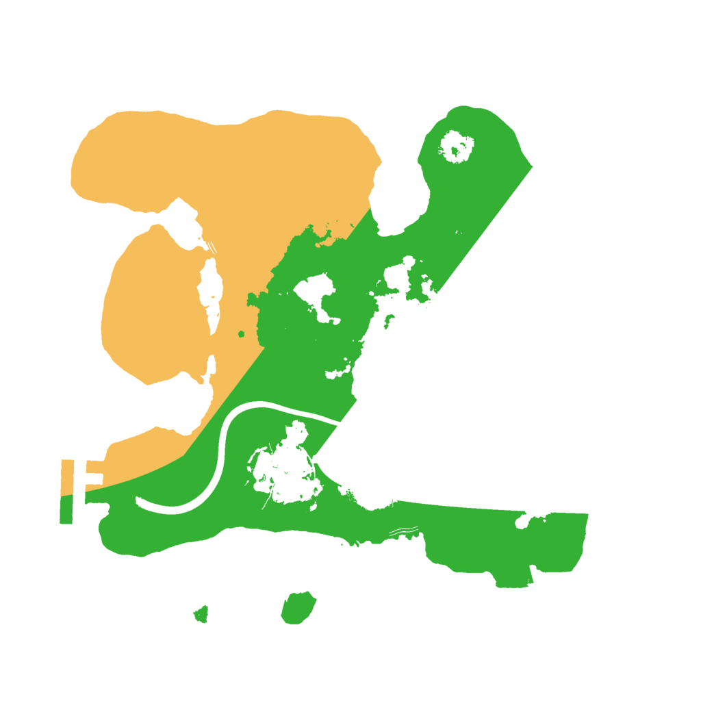 Biome Rust Map: Procedural Map, Size: 2200, Seed: 1730854876