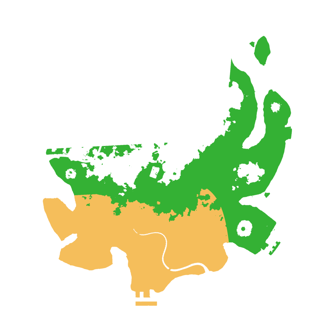 Biome Rust Map: Procedural Map, Size: 3000, Seed: 9355
