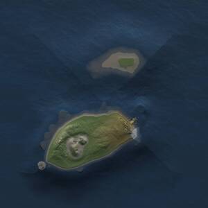Thumbnail Rust Map: Procedural Map, Size: 1000, Seed: 905585492, 1 Monuments
