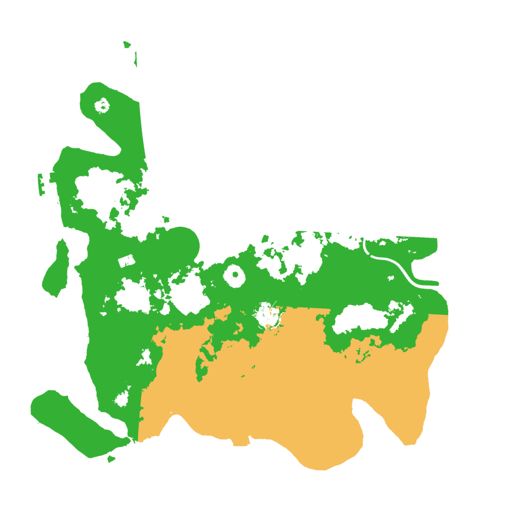Biome Rust Map: Procedural Map, Size: 3500, Seed: 1228709699