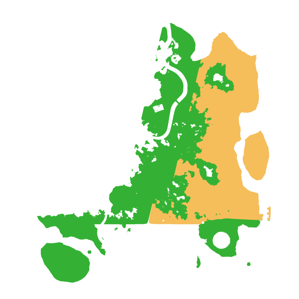 Biome Rust Map: Procedural Map, Size: 3250, Seed: 1650489271