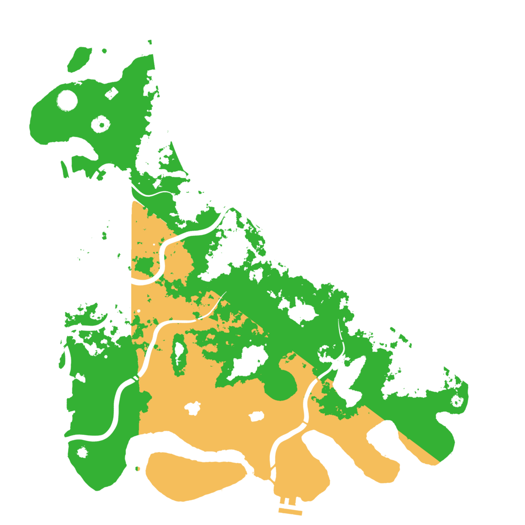 Biome Rust Map: Procedural Map, Size: 4500, Seed: 1248563