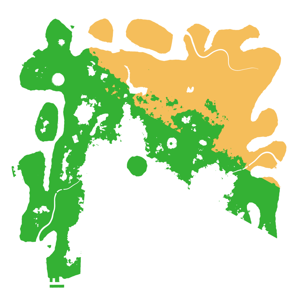 Biome Rust Map: Procedural Map, Size: 4250, Seed: 1197946732