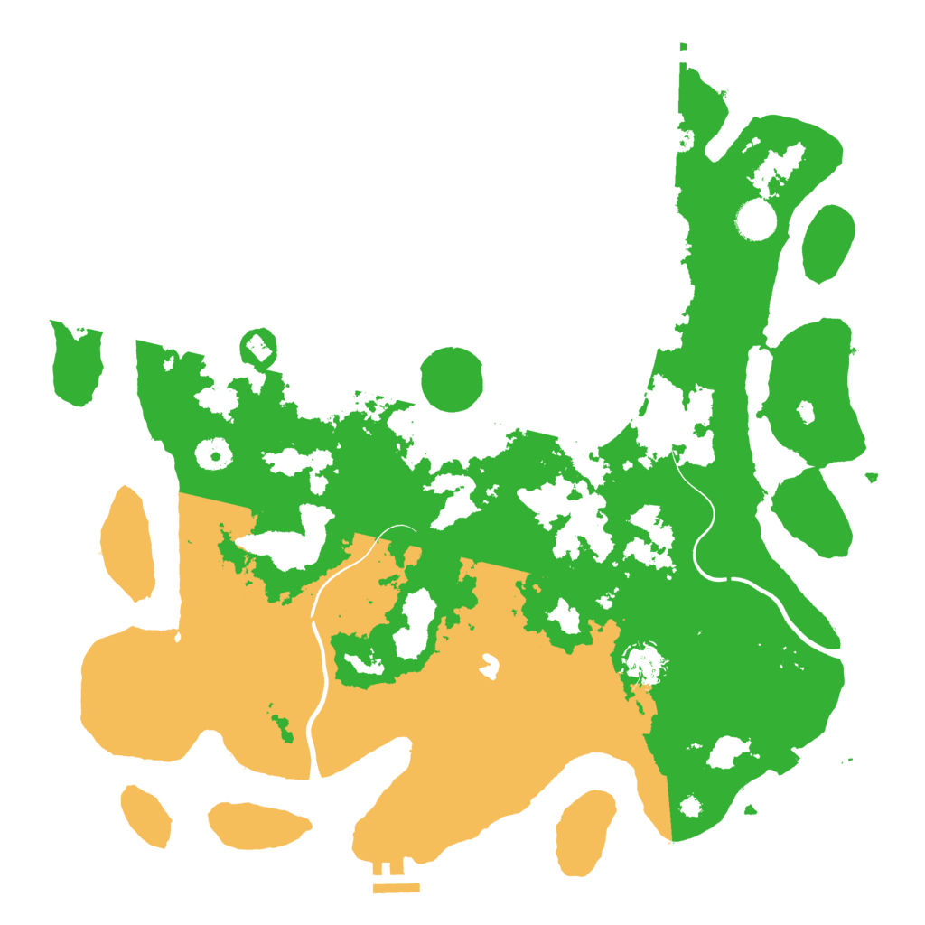 Biome Rust Map: Procedural Map, Size: 4000, Seed: 71114791