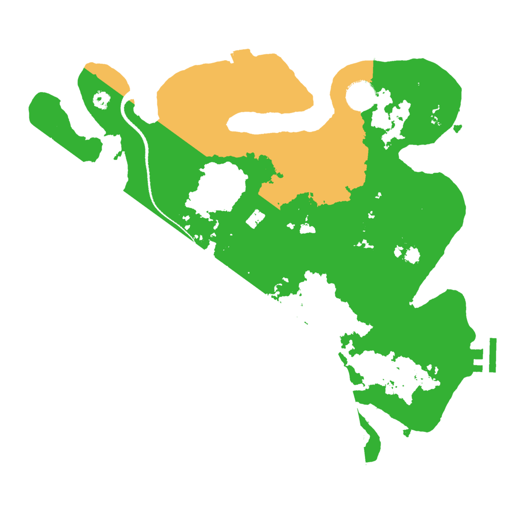 Biome Rust Map: Procedural Map, Size: 3000, Seed: 35005781