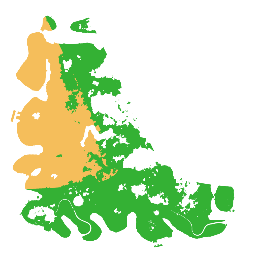 Biome Rust Map: Procedural Map, Size: 4500, Seed: 31231