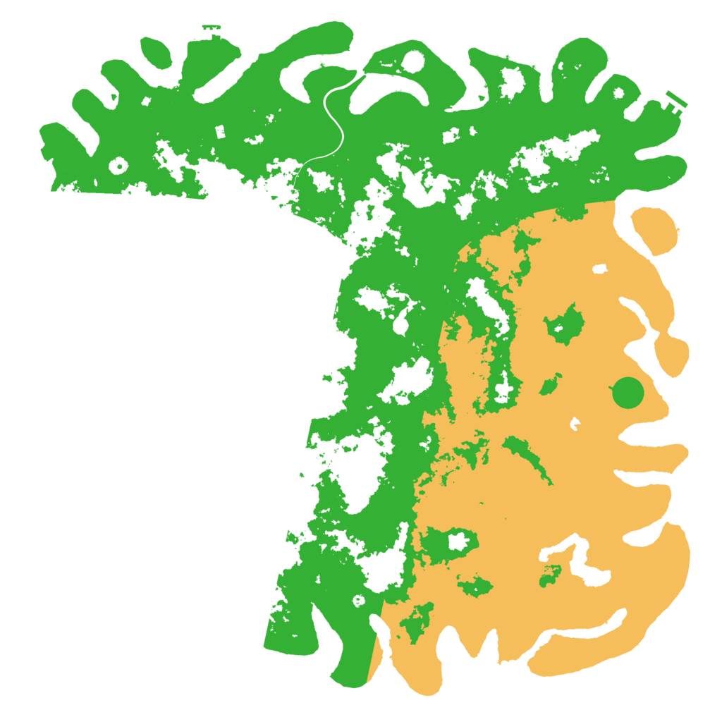 Biome Rust Map: Procedural Map, Size: 6000, Seed: 12215017