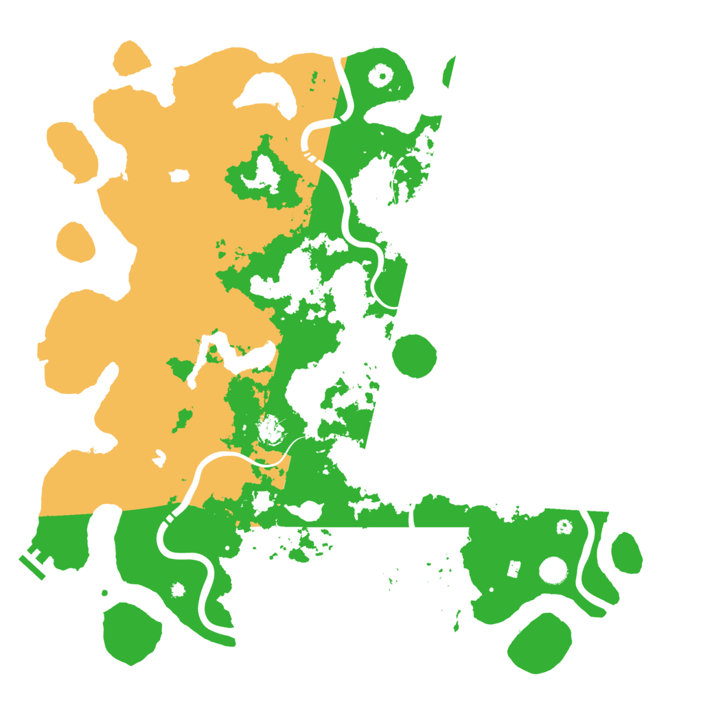 Biome Rust Map: Procedural Map, Size: 4500, Seed: 874235905
