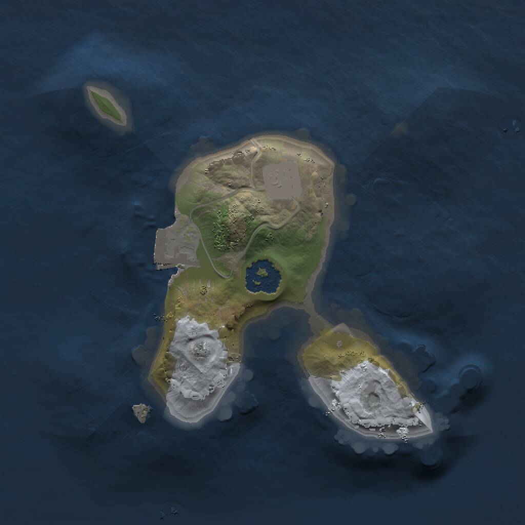 Rust Map: Procedural Map, Size: 1500, Seed: 668875837, 1 Monuments