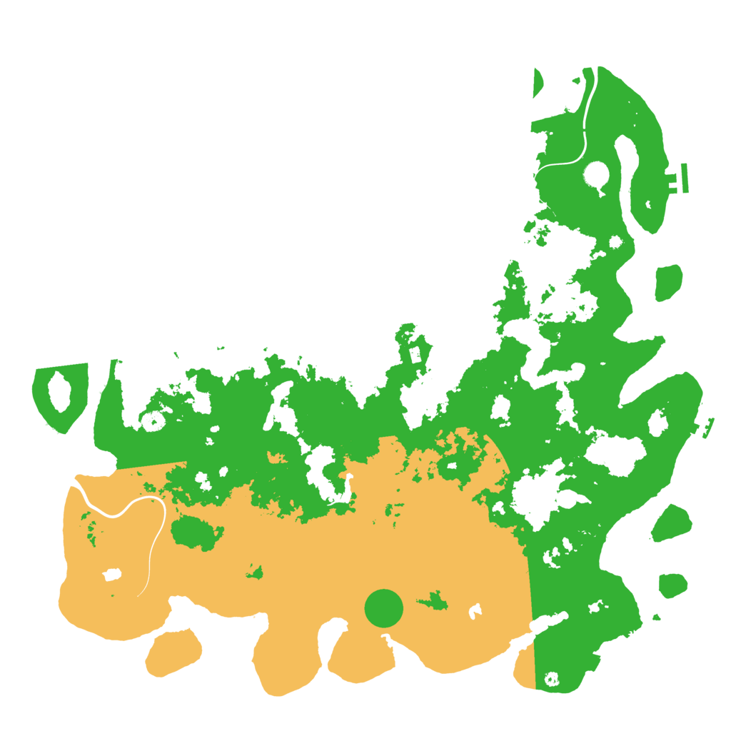 Biome Rust Map: Procedural Map, Size: 5000, Seed: 2017896640