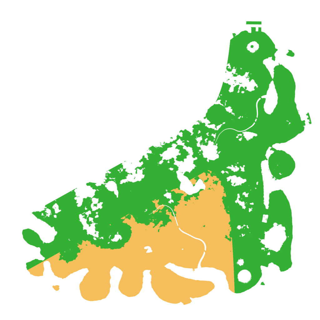 Biome Rust Map: Procedural Map, Size: 4250, Seed: 15578234