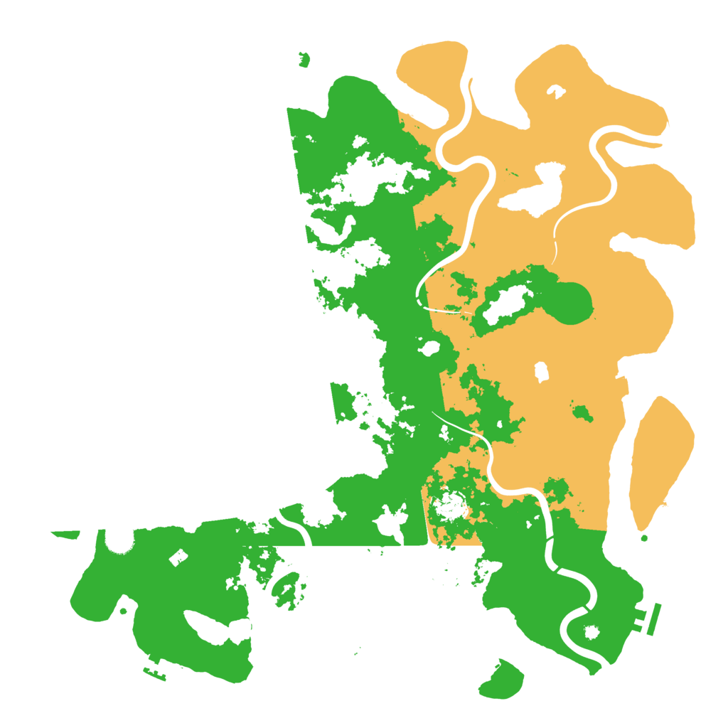 Biome Rust Map: Procedural Map, Size: 4500, Seed: 1130086036
