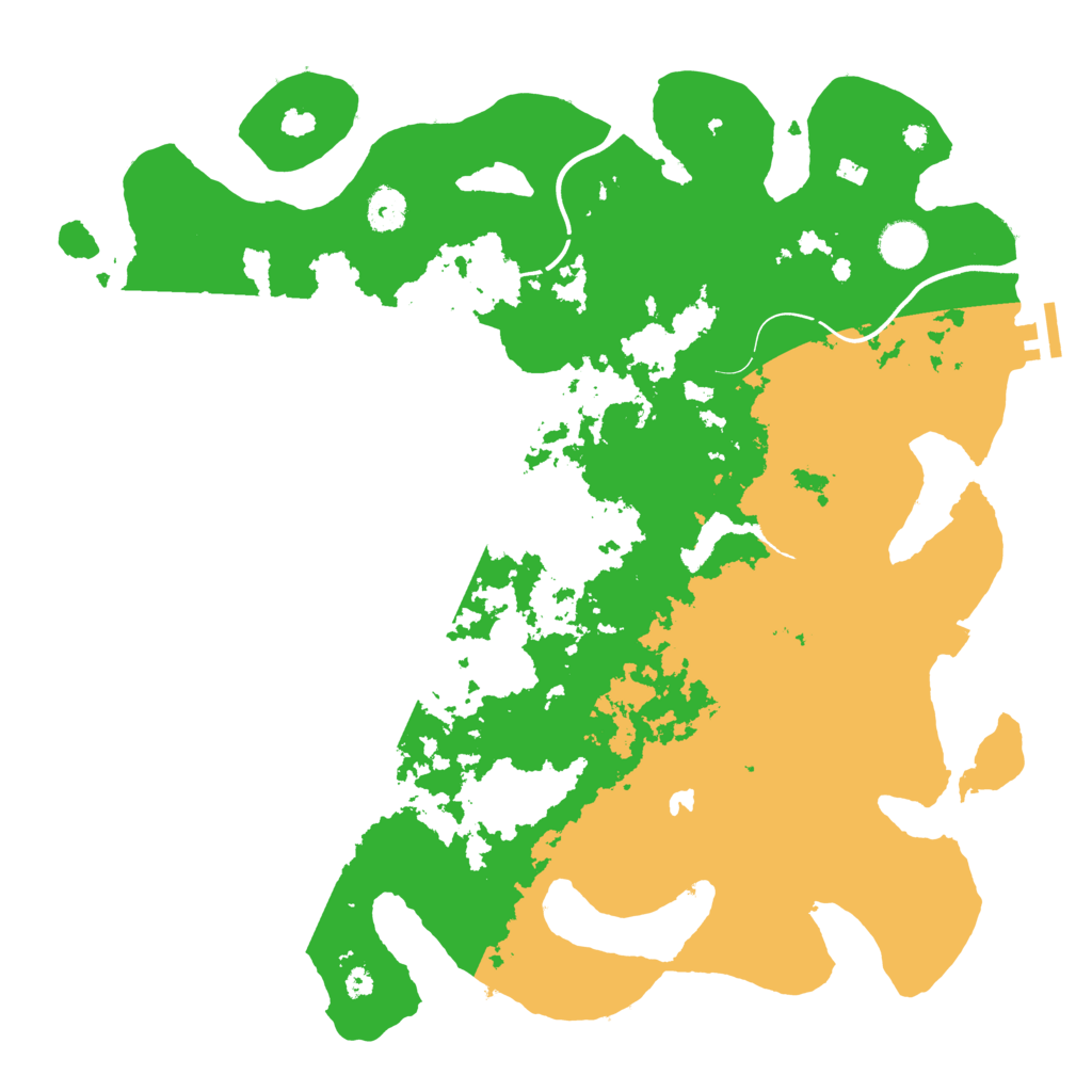 Biome Rust Map: Procedural Map, Size: 4000, Seed: 25853