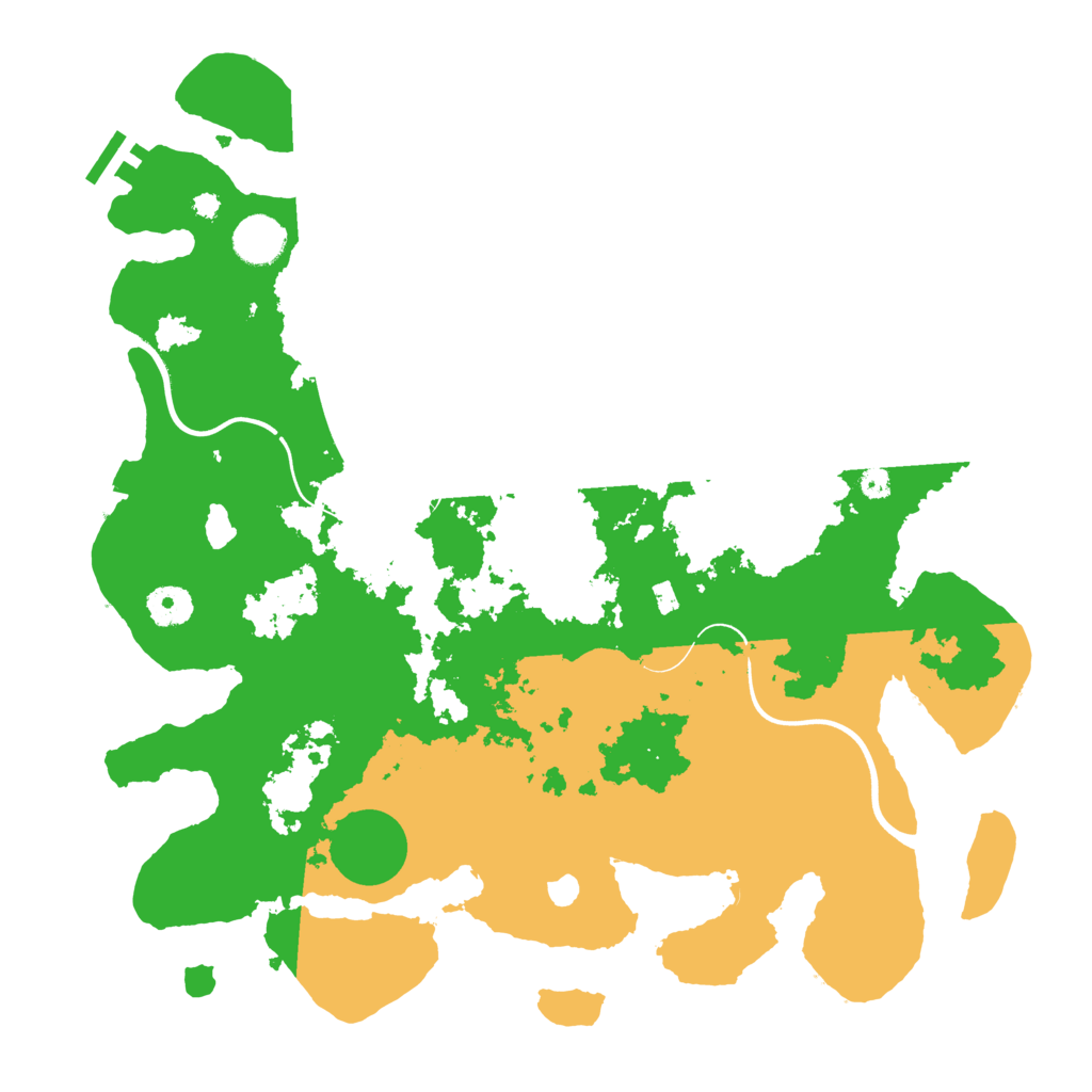 Biome Rust Map: Procedural Map, Size: 3800, Seed: 168477102