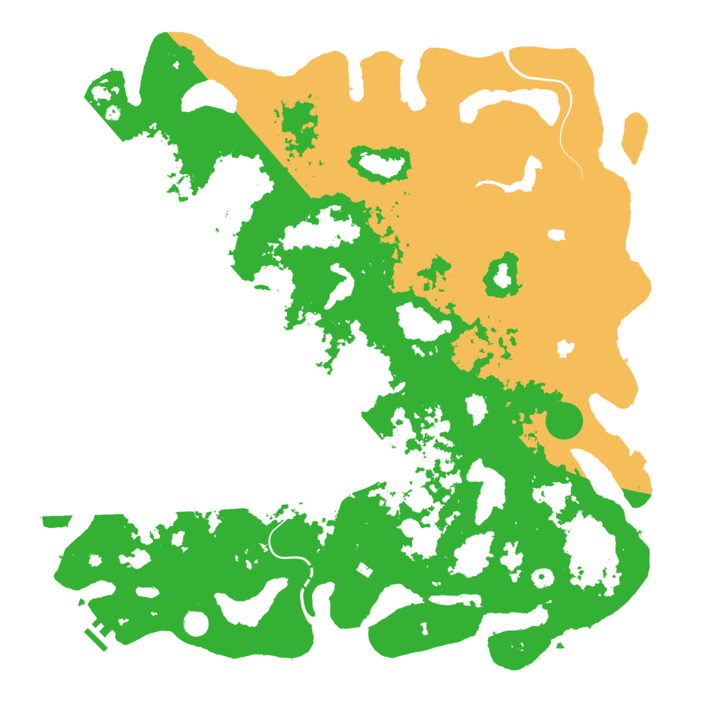 Biome Rust Map: Procedural Map, Size: 5000, Seed: 578077105