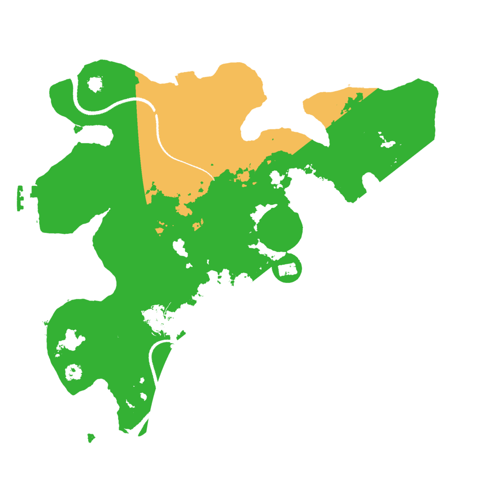 Biome Rust Map: Procedural Map, Size: 3000, Seed: 187773999