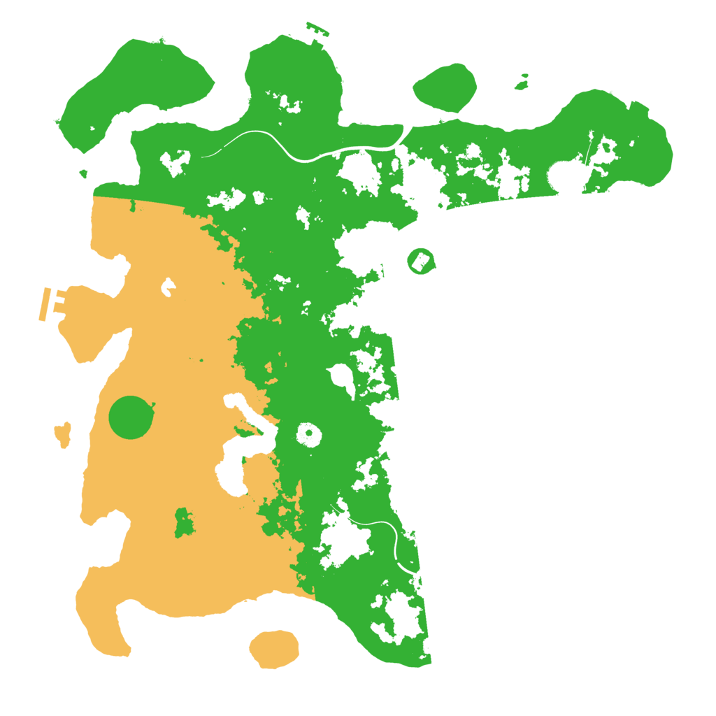 Biome Rust Map: Procedural Map, Size: 4333, Seed: 30012025