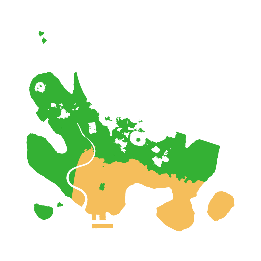 Biome Rust Map: Procedural Map, Size: 2500, Seed: 450332324