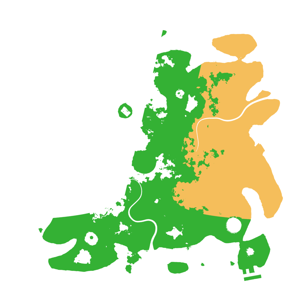 Biome Rust Map: Procedural Map, Size: 3500, Seed: 474735787