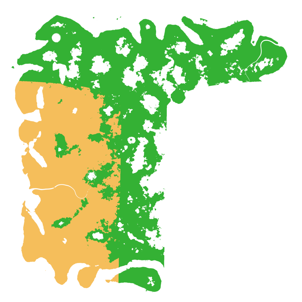 Biome Rust Map: Procedural Map, Size: 5997, Seed: 481982