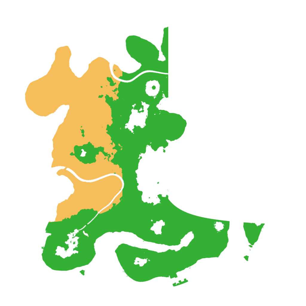 Biome Rust Map: Procedural Map, Size: 3000, Seed: 1238067115