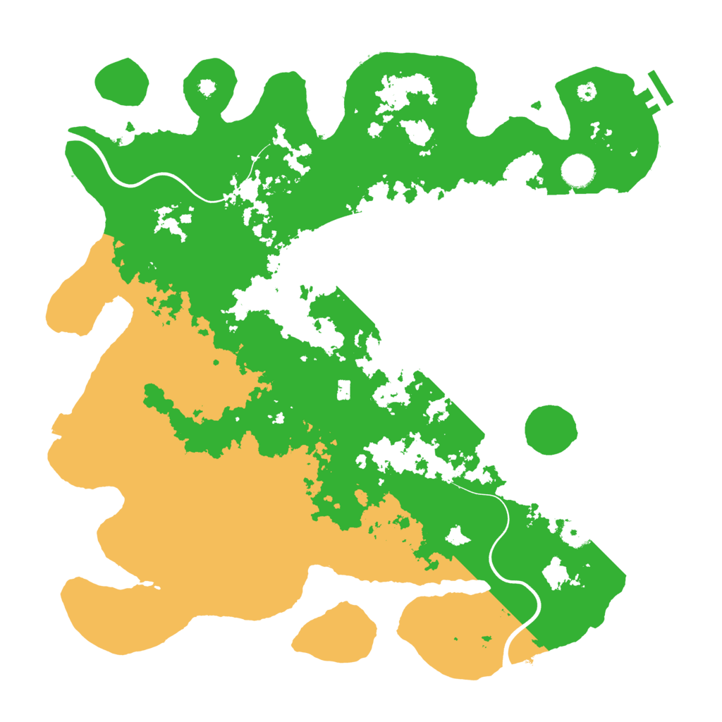 Biome Rust Map: Procedural Map, Size: 3850, Seed: 287990253