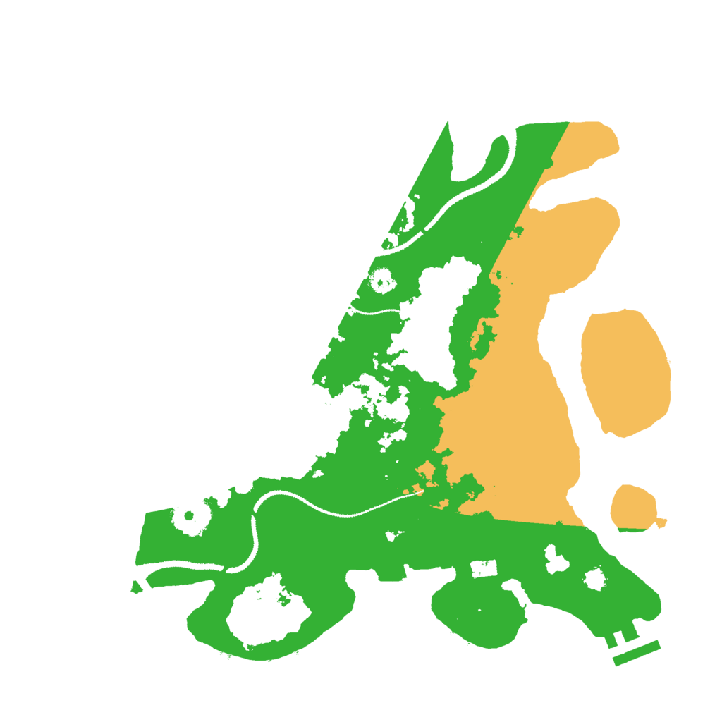 Biome Rust Map: Procedural Map, Size: 3000, Seed: 1084430676