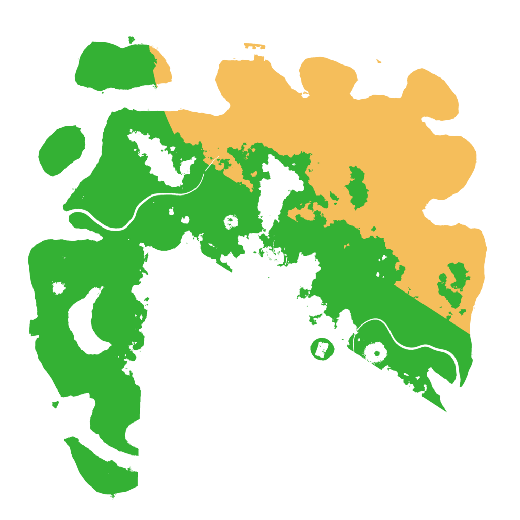 Biome Rust Map: Procedural Map, Size: 3750, Seed: 796365198