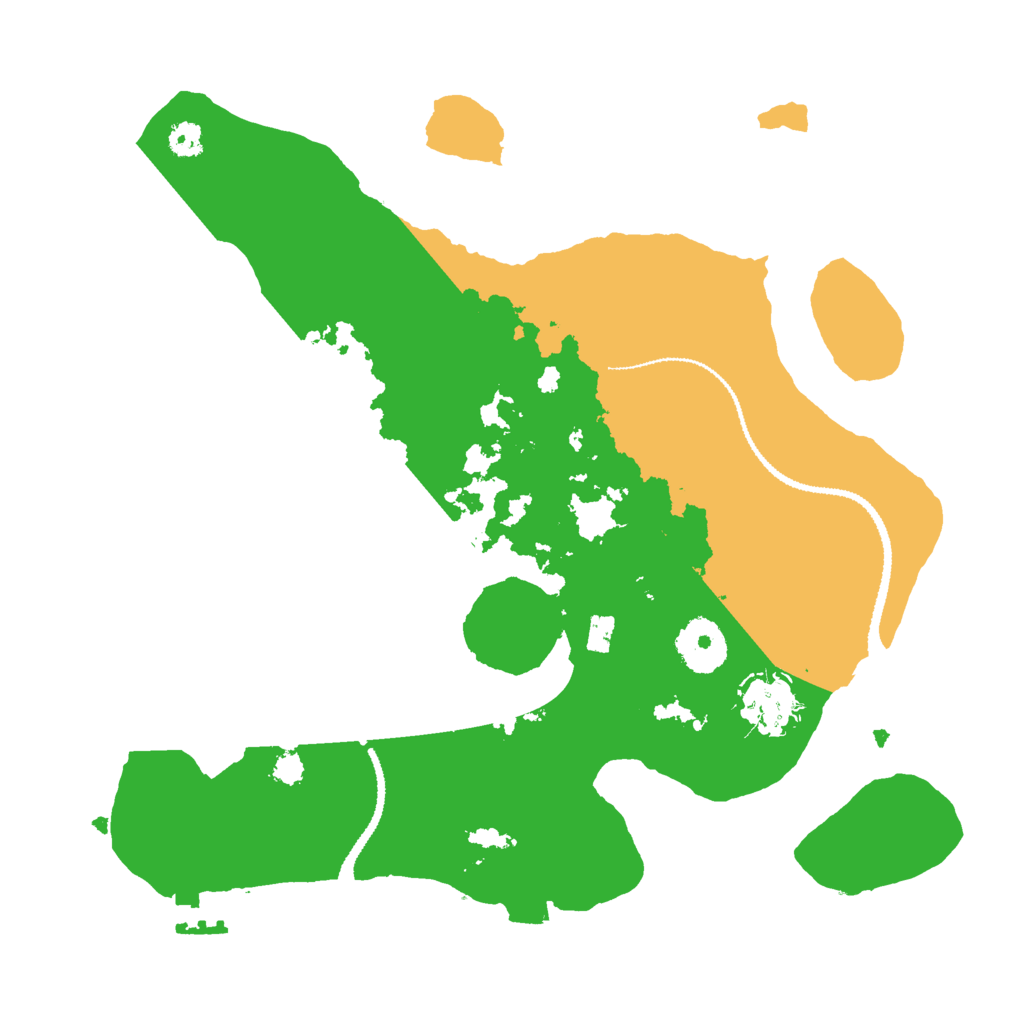 Biome Rust Map: Procedural Map, Size: 3000, Seed: 725742370