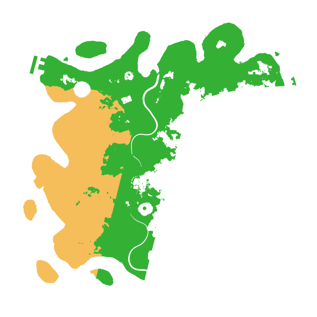 Biome Rust Map: Procedural Map, Size: 3500, Seed: 1566666212
