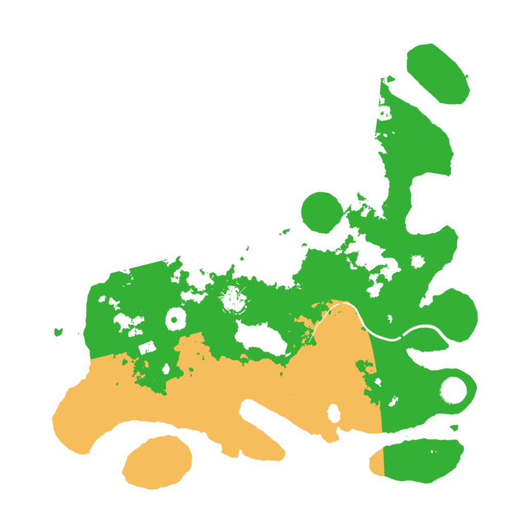 Biome Rust Map: Procedural Map, Size: 3500, Seed: 106083594