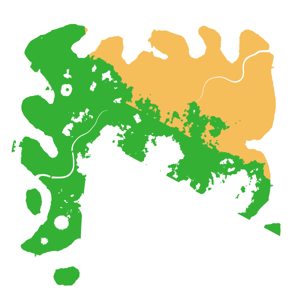 Biome Rust Map: Procedural Map, Size: 3800, Seed: 1227675753