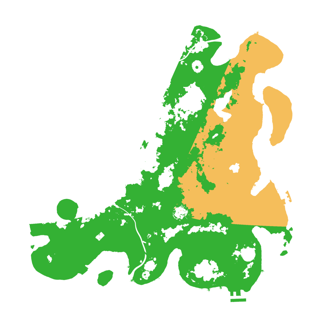 Biome Rust Map: Procedural Map, Size: 4000, Seed: 198814976