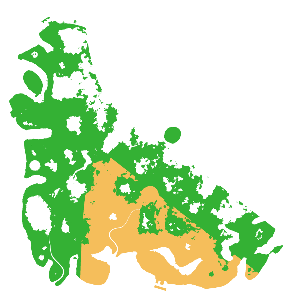 Biome Rust Map: Procedural Map, Size: 5000, Seed: 94119