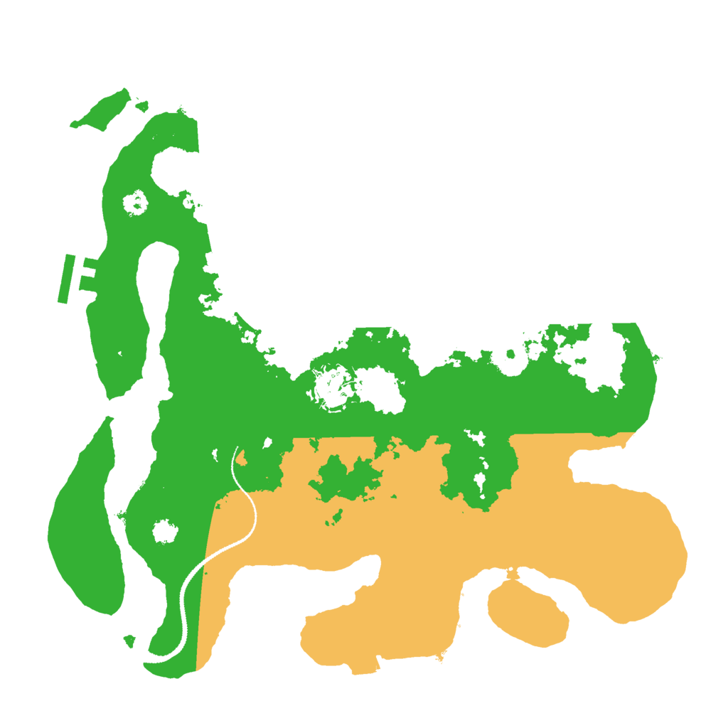 Biome Rust Map: Procedural Map, Size: 3000, Seed: 495197349