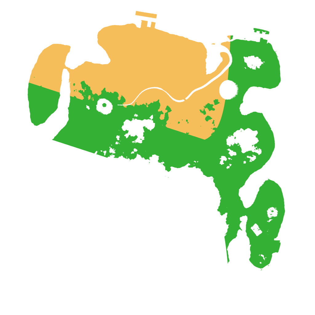 Biome Rust Map: Procedural Map, Size: 3000, Seed: 564681392