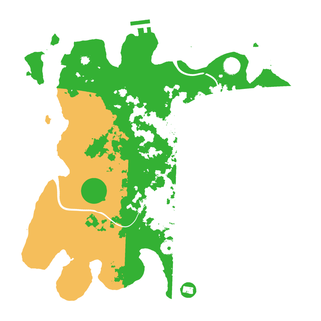 Biome Rust Map: Procedural Map, Size: 3300, Seed: 627095767