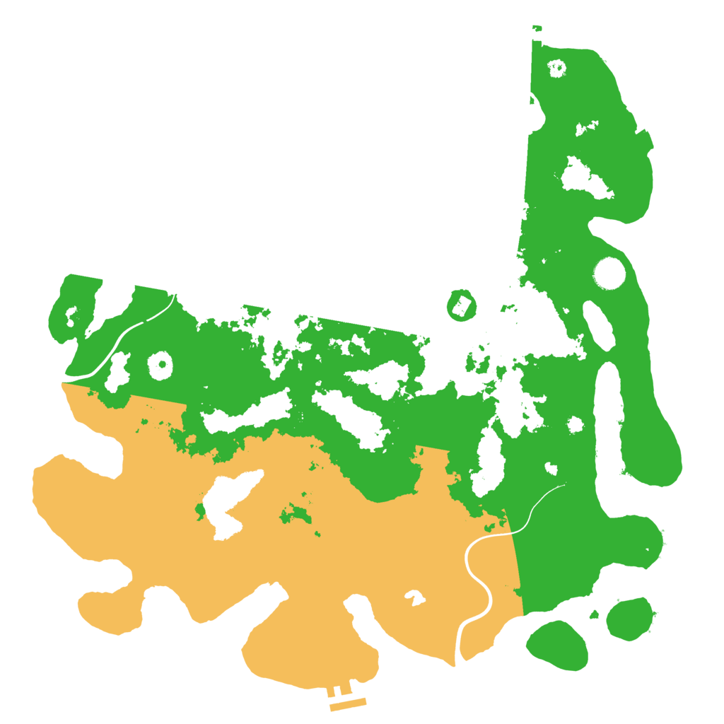 Biome Rust Map: Procedural Map, Size: 4000, Seed: 763542739