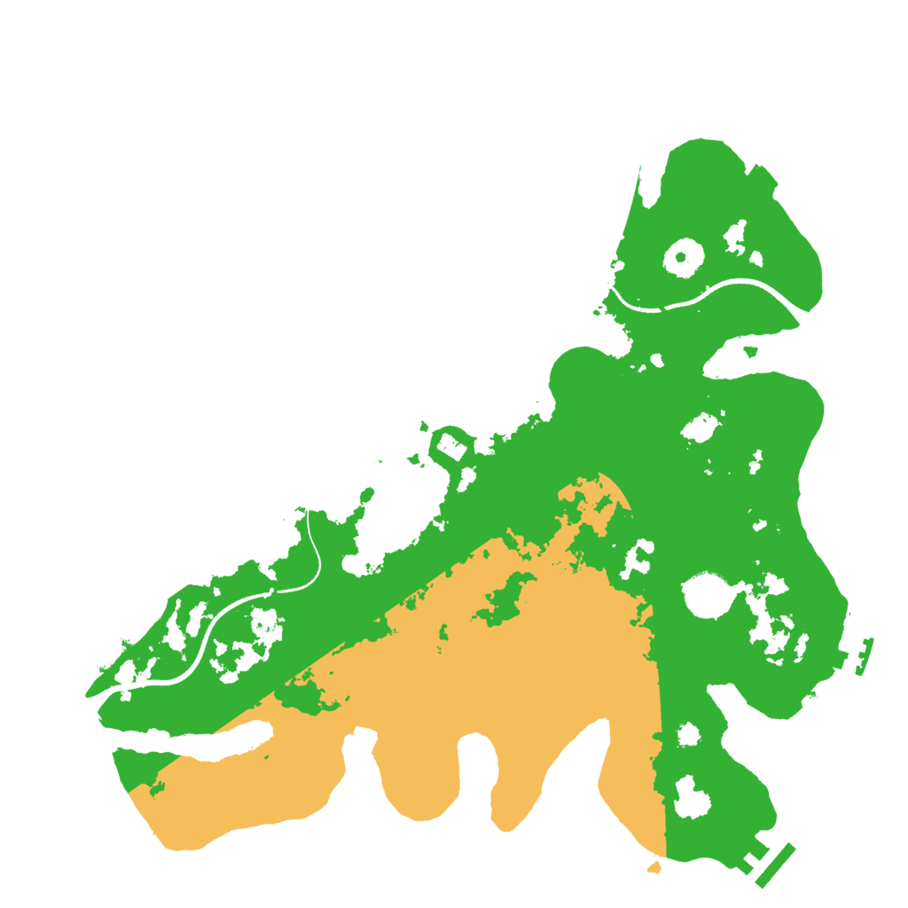 Biome Rust Map: Procedural Map, Size: 3500, Seed: 1068636712