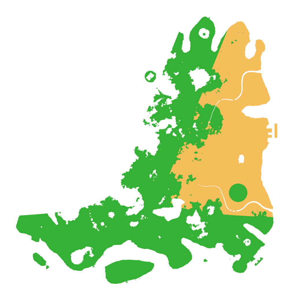 Biome Rust Map: Procedural Map, Size: 4250, Seed: 65986699