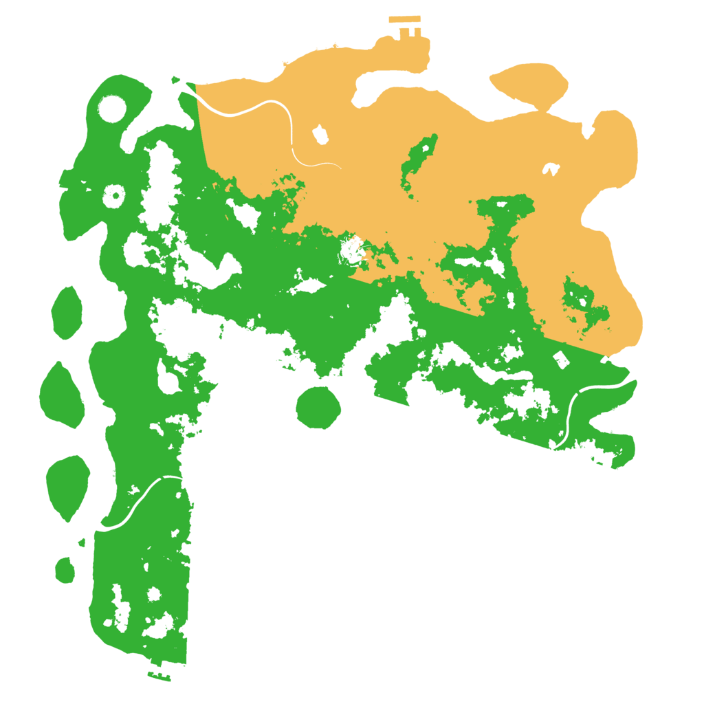 Biome Rust Map: Procedural Map, Size: 4500, Seed: 673751079