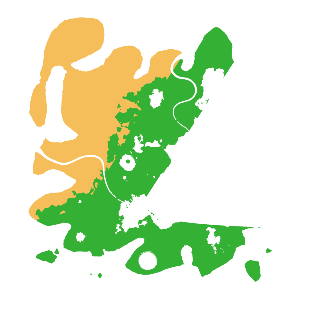 Biome Rust Map: Procedural Map, Size: 3000, Seed: 4860470