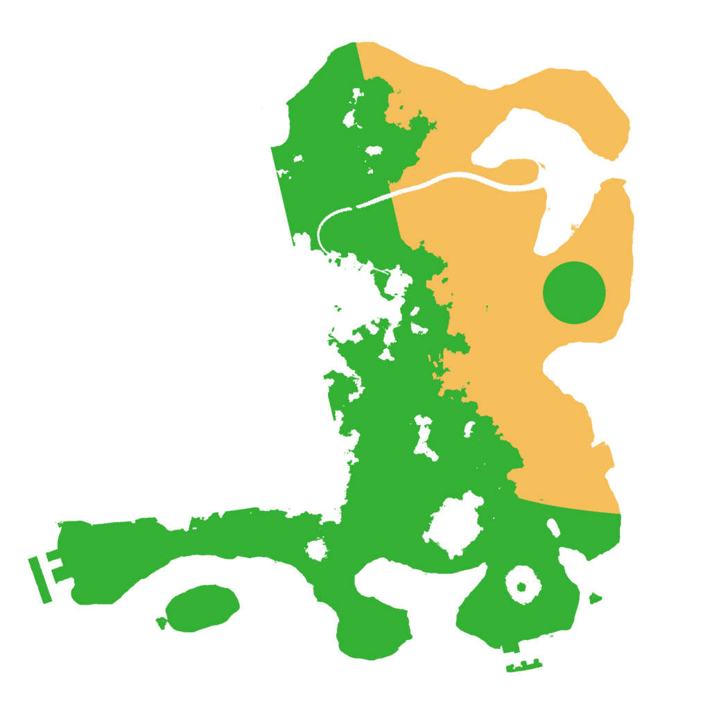 Biome Rust Map: Procedural Map, Size: 3000, Seed: 448759834
