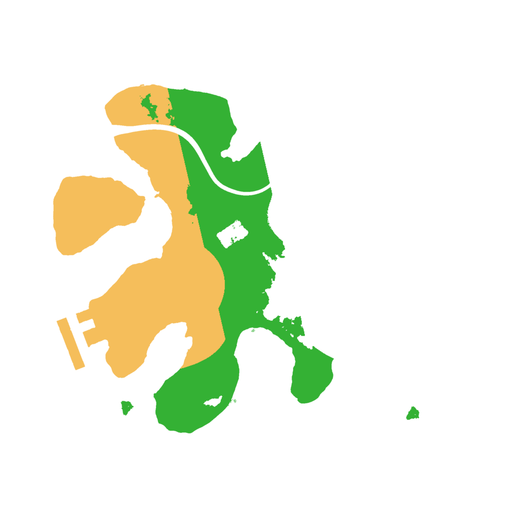 Biome Rust Map: Procedural Map, Size: 2000, Seed: 1976762915