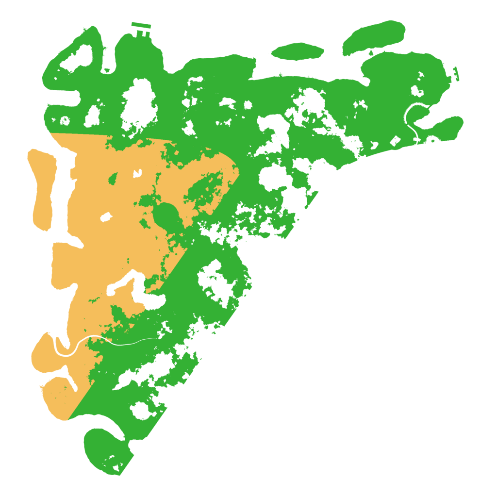 Biome Rust Map: Procedural Map, Size: 5200, Seed: 211
