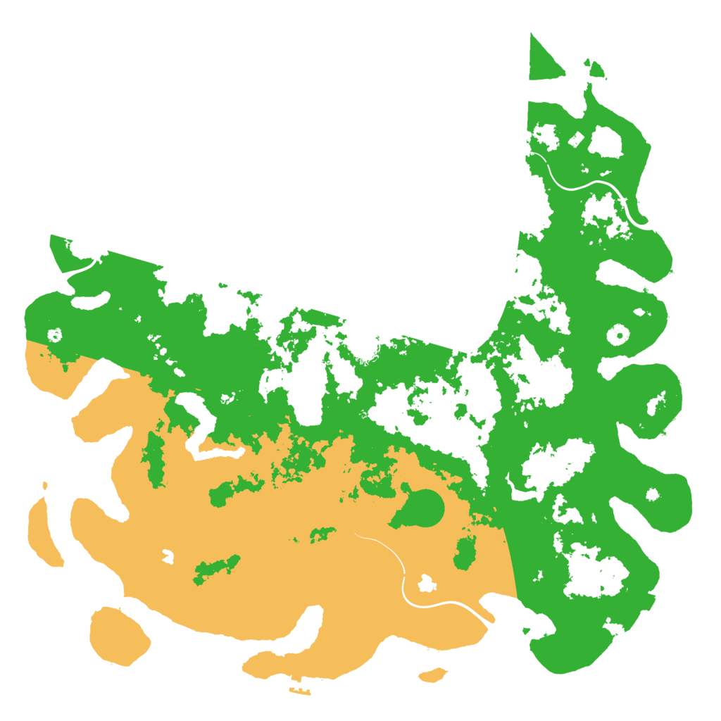 Biome Rust Map: Procedural Map, Size: 5000, Seed: 1548885489