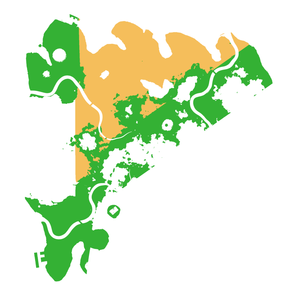 Biome Rust Map: Procedural Map, Size: 4000, Seed: 1054034304